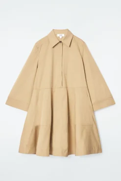 COS COTTON UTILITY SHIRT DRESS-Women Dresses & Jumpsuits