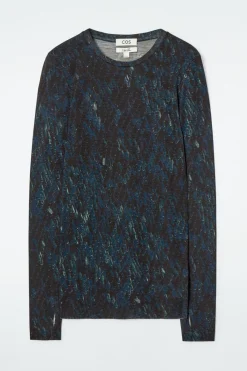 COS CREW-NECK MERINO WOOL TOP-Women Tops | Sweaters & Cardigans