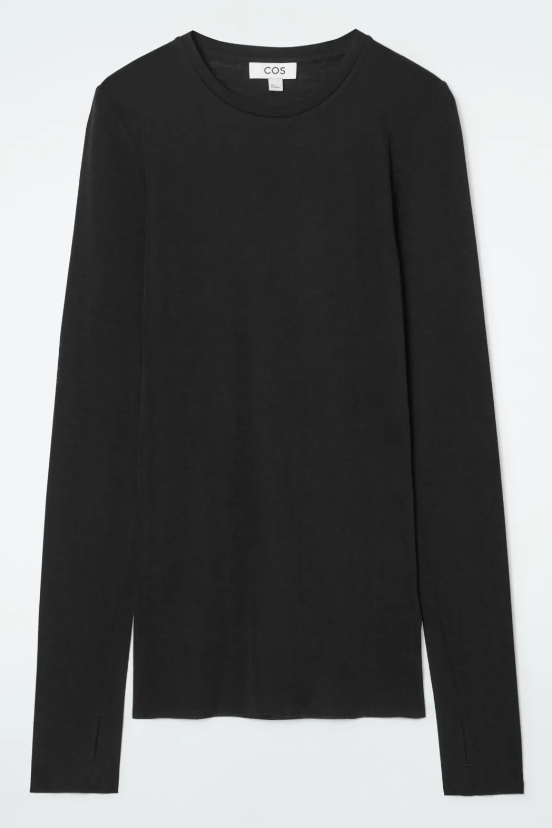 COS CREW-NECK MERINO WOOL TOP-Women T-Shirts | Tops