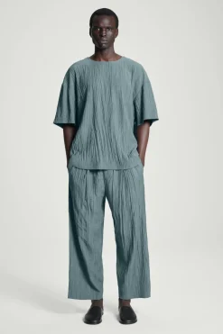 COS CRINKLED WIDE-LEG PANTS- Matching Sets | Pants