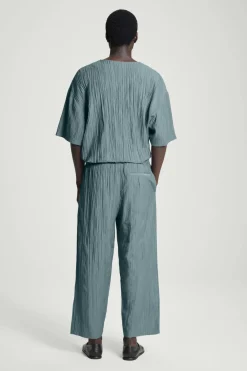 COS CRINKLED WIDE-LEG PANTS- Matching Sets | Pants