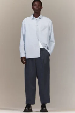 COS CROPPED BARREL-LEG PANTS- Pants