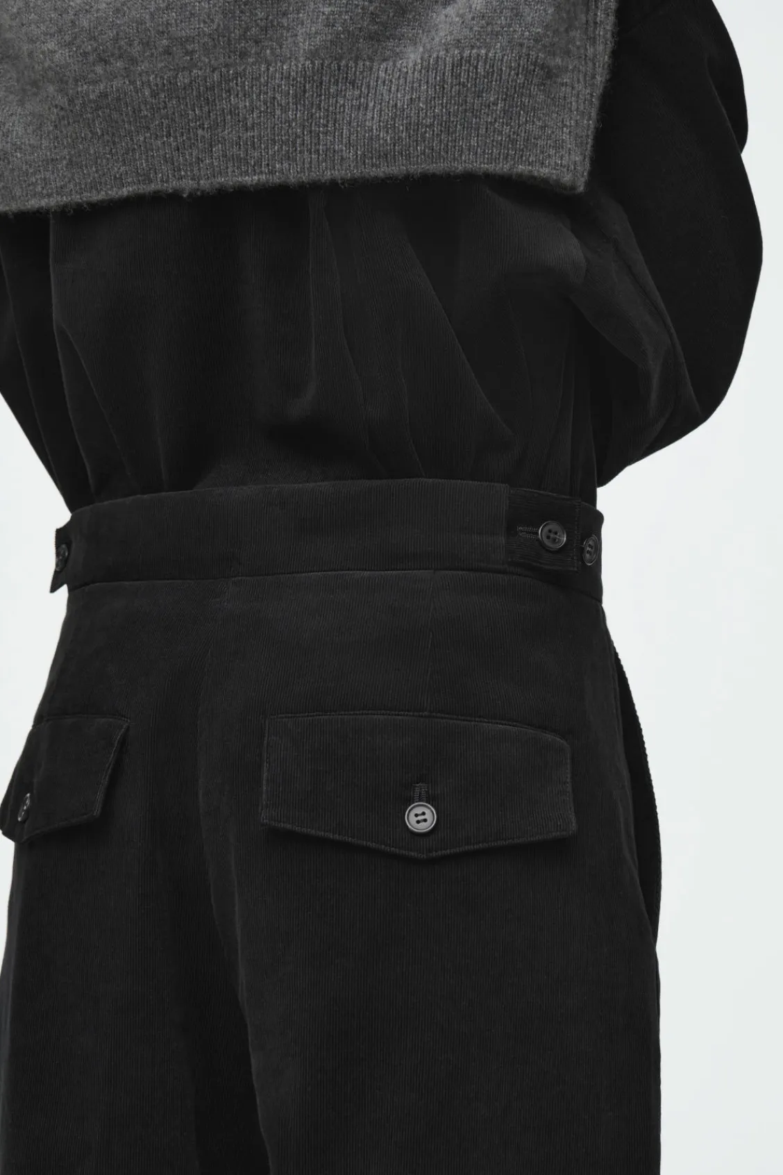 COS CROPPED CORDUROY PANTS-Women Pants