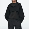 COS CROPPED DOUBLE-FACED WOOL HOODED JACKET-Women Coats & Jackets | Capes & Hybrids