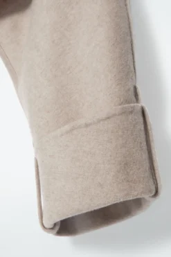 COS CROPPED DOUBLE-FACED WOOL JACKET-Women Capes & Hybrids | Coats & Jackets