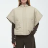 COS CROPPED PADDED HYBRID VEST-Women Capes & Hybrids | Coats & Jackets