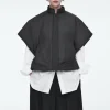COS CROPPED PADDED HYBRID VEST-Women Capes & Hybrids | Coats & Jackets