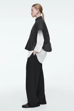 COS CROPPED PADDED HYBRID VEST-Women Capes & Hybrids | Coats & Jackets