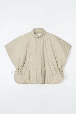 COS CROPPED PADDED HYBRID VEST-Women Capes & Hybrids | Coats & Jackets