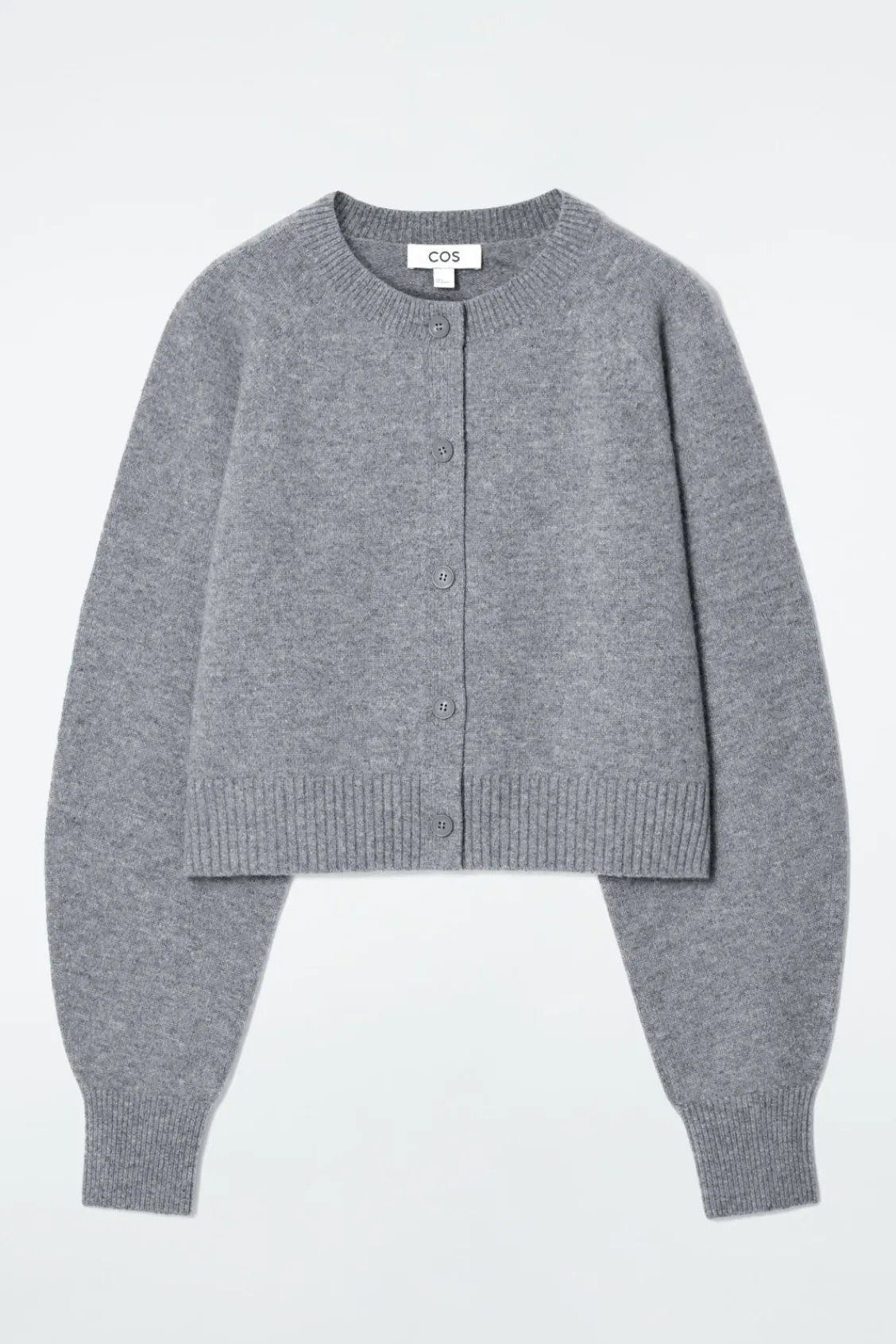 COS CROPPED WOOL CARDIGAN-Women Sweaters & Cardigans