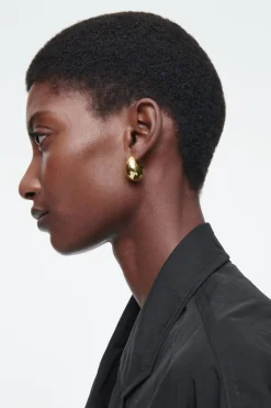 COS CURVED DOMED EARRINGS-Women Jewelry
