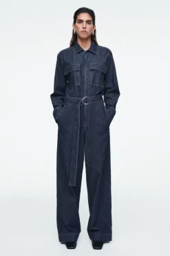 COS DENIM BOILERSUIT-Women Dresses & Jumpsuits | Pants
