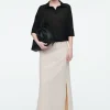 COS DENIM MAXI SKIRT-Women Skirts