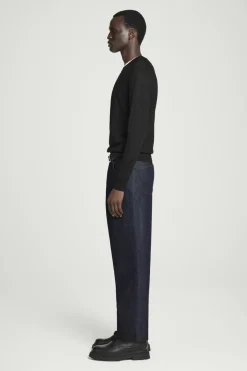 COS DOME RAW SELVEDGE STRAIGHT-LEG JEANS- Jeans | Pants