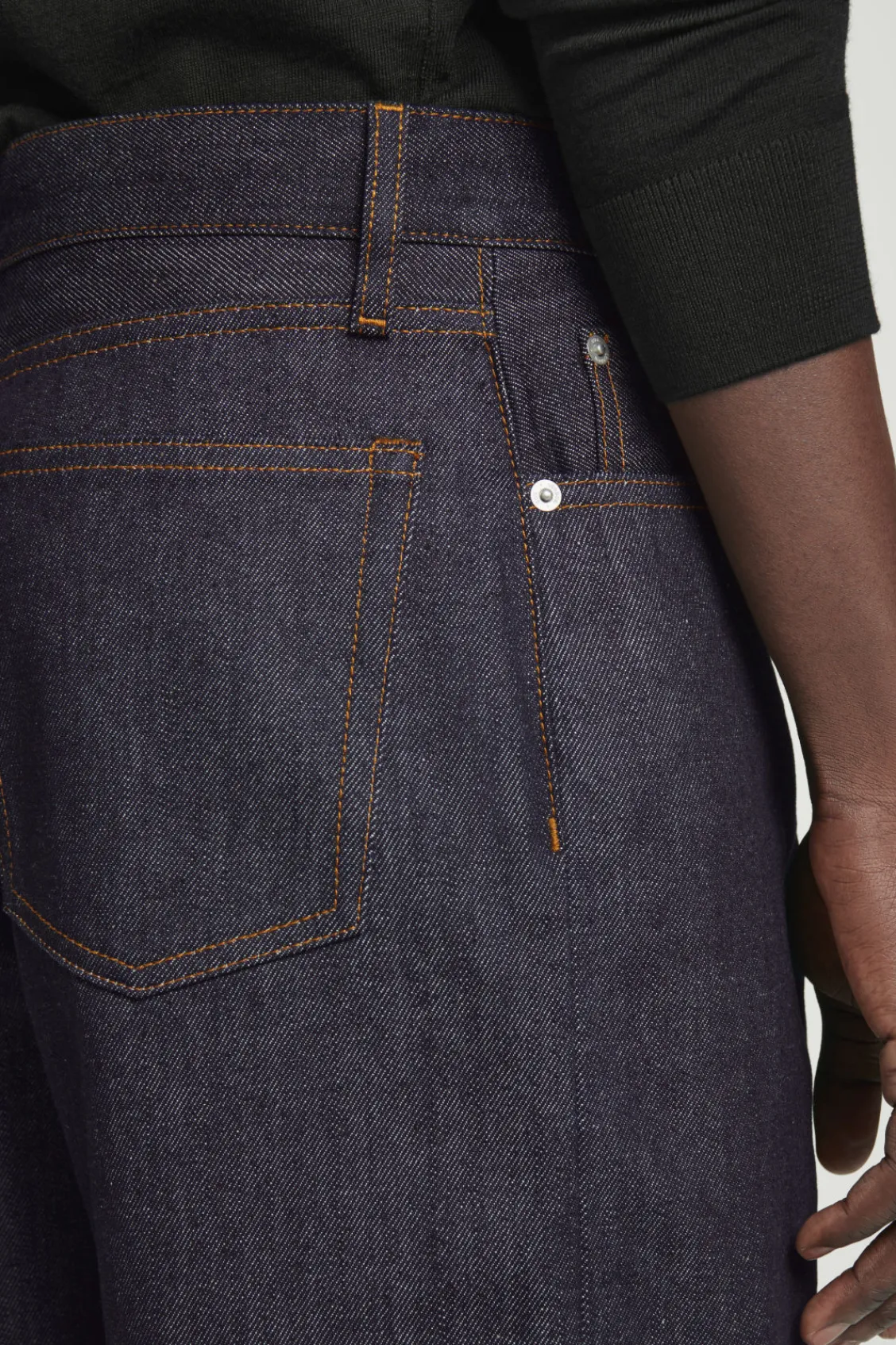 COS DOME RAW SELVEDGE STRAIGHT-LEG JEANS- Jeans | Pants