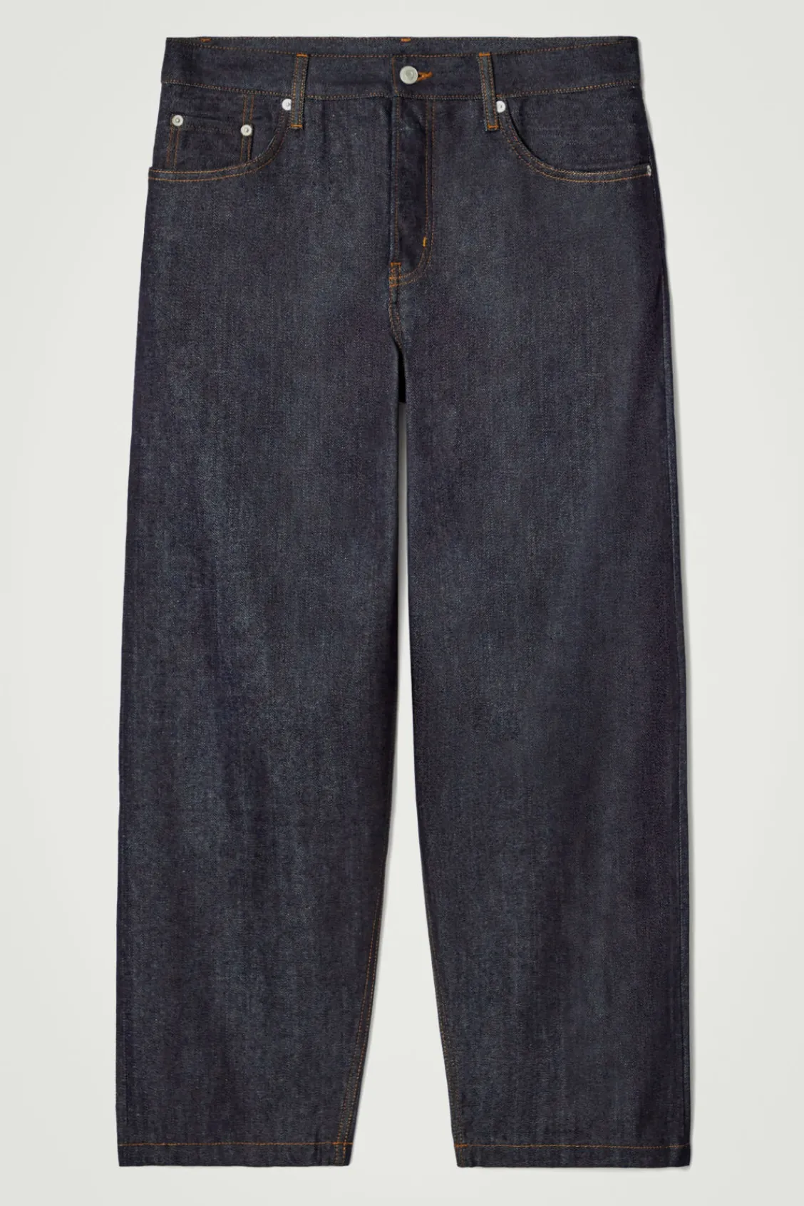 COS DOME RAW SELVEDGE STRAIGHT-LEG JEANS- Jeans | Pants