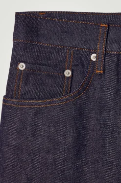 COS DOME RAW SELVEDGE STRAIGHT-LEG JEANS- Jeans | Pants