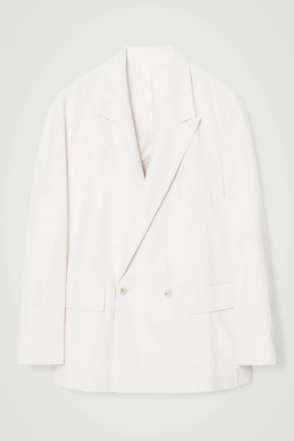 COS DOUBLE-BREASTED DENIM BLAZER - RELAXED- Coats & Jackets