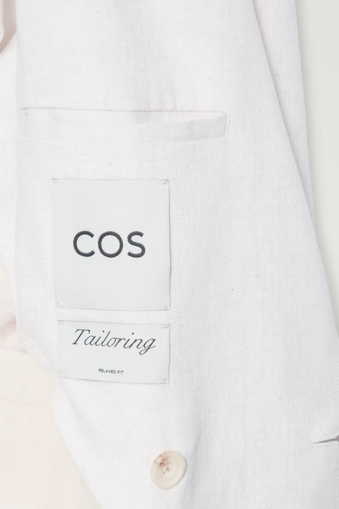 COS DOUBLE-BREASTED DENIM BLAZER - RELAXED- Coats & Jackets