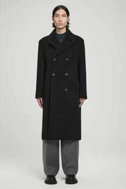 COS DOUBLE-BREASTED WOOL OVERCOAT- Coats & Jackets