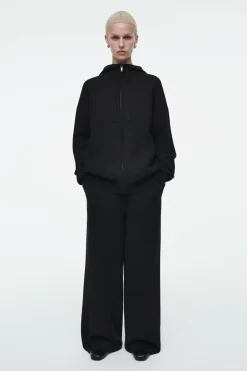 COS DOUBLE-FACED KNITTED JOGGERS-Women Pants | Sweaters & Cardigans