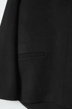 COS DOUBLE-FACED WOOL BLOUSE-Women Shirts & Blouses | Tops