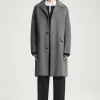 COS DOUBLE-FACED WOOL COAT- Coats & Jackets