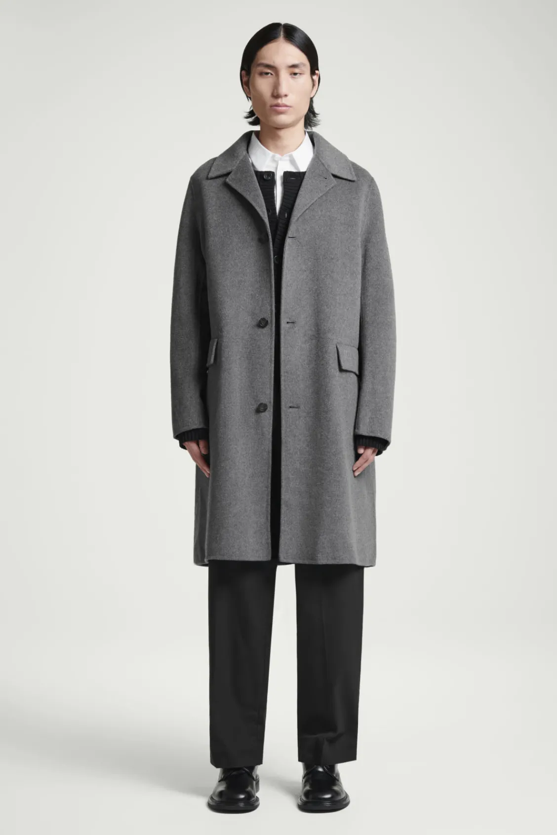 COS DOUBLE-FACED WOOL COAT- Coats & Jackets