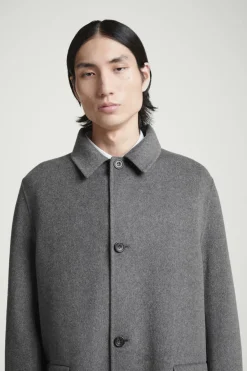 COS DOUBLE-FACED WOOL COAT- Coats & Jackets