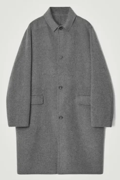 COS DOUBLE-FACED WOOL COAT- Coats & Jackets