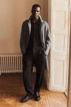 COS DOUBLE-FACED WOOL COAT- Coats & Jackets