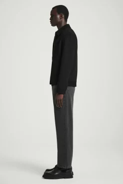 COS DOUBLE-FACED WOOL HARRINGTON JACKET- Coats & Jackets