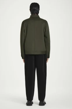 COS DOUBLE-FACED WOOL HARRINGTON JACKET- Coats & Jackets