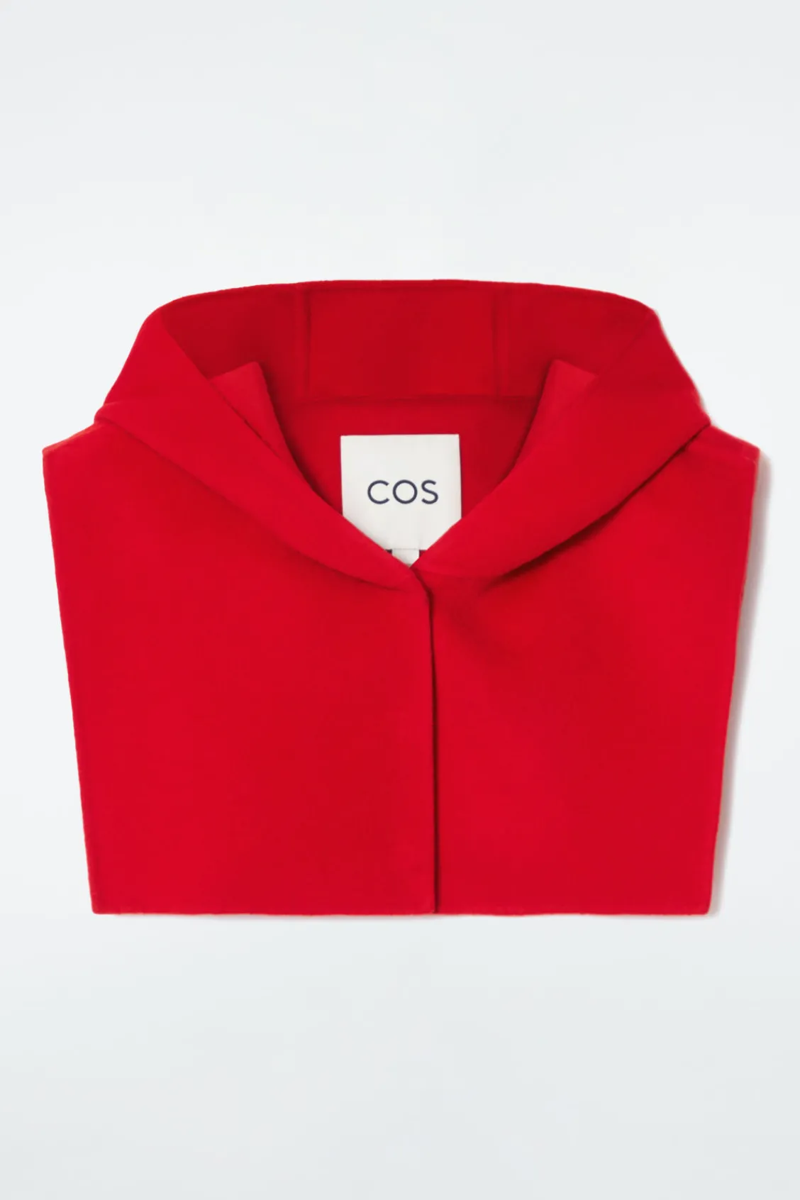 COS DOUBLE-FACED WOOL HYBRID HOOD-Women Hats & Scarves | Capes & Hybrids