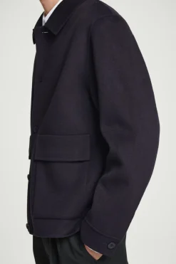 COS DOUBLE-FACED WOOL JACKET- Coats & Jackets