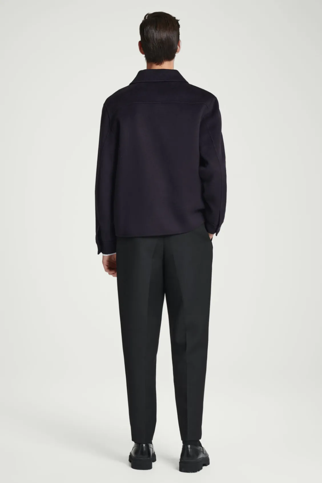 COS DOUBLE-FACED WOOL JACKET- Coats & Jackets