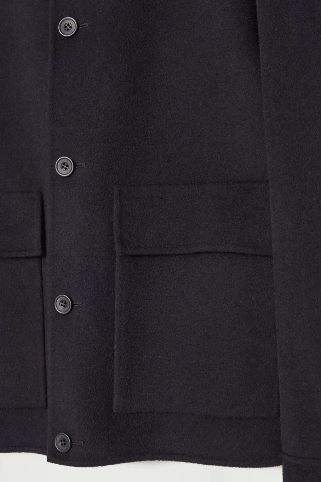 COS DOUBLE-FACED WOOL JACKET- Coats & Jackets