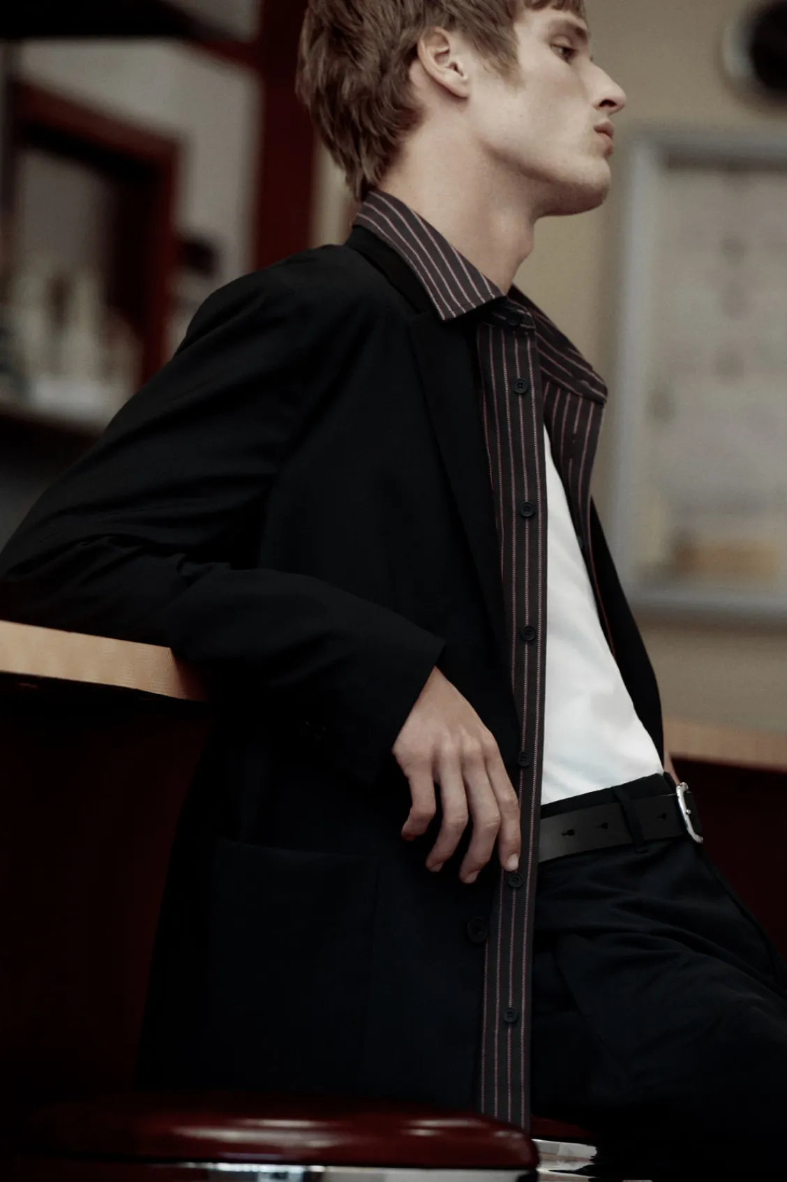 COS DOUBLE-FACED WOOL JACKET- Coats & Jackets