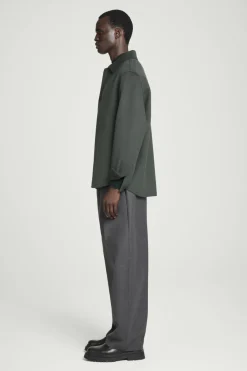 COS DOUBLE-FACED WOOL OVERSHIRT- Shirts | Coats & Jackets