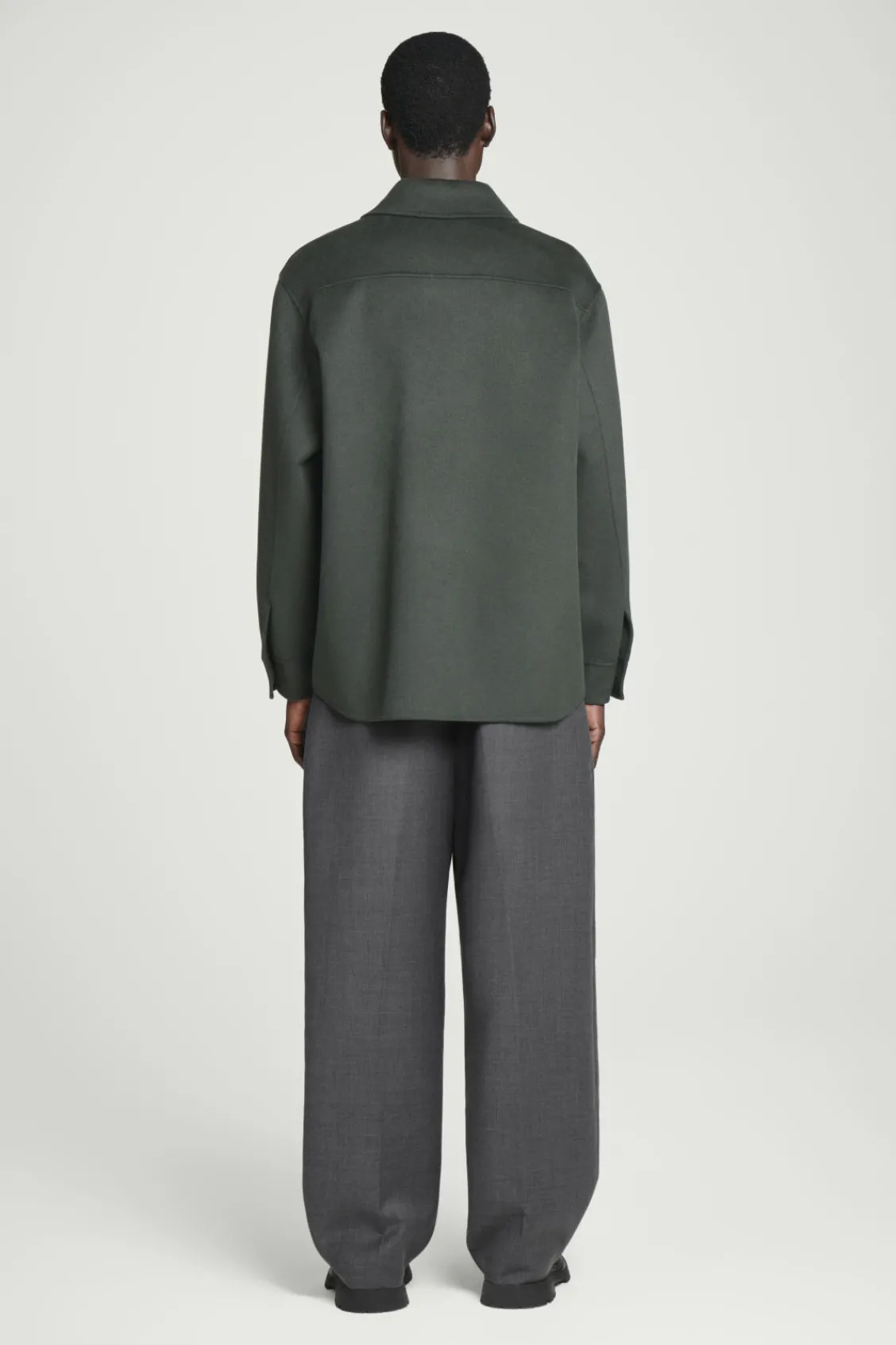 COS DOUBLE-FACED WOOL OVERSHIRT- Shirts | Coats & Jackets
