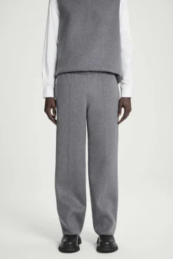 COS DOUBLE-FACED WOOL PANTS- Matching Sets | Pants