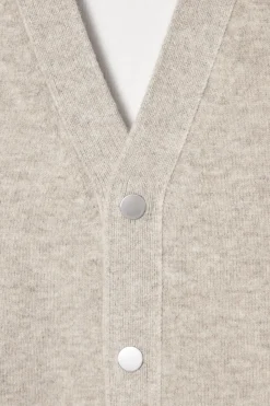 COS DOUBLE-FACED WOOL V-NECK CARDIGAN- Sweaters & Cardigans
