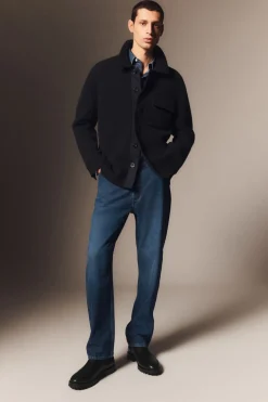 COS DOUBLE-FACED WOOL V-NECK CARDIGAN- Sweaters & Cardigans