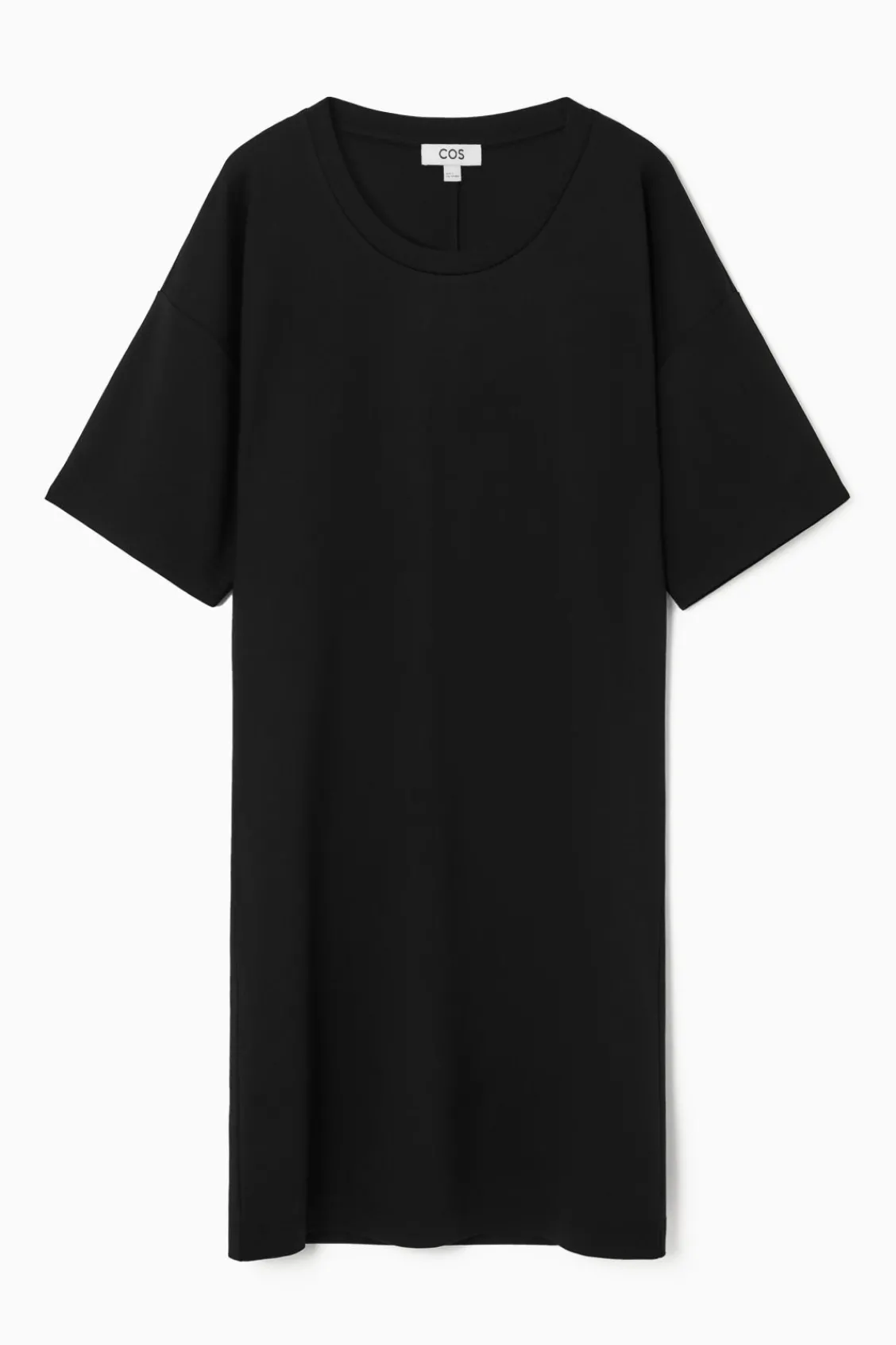 COS DRAPED MINI T-SHIRT DRESS-Women Dresses & Jumpsuits