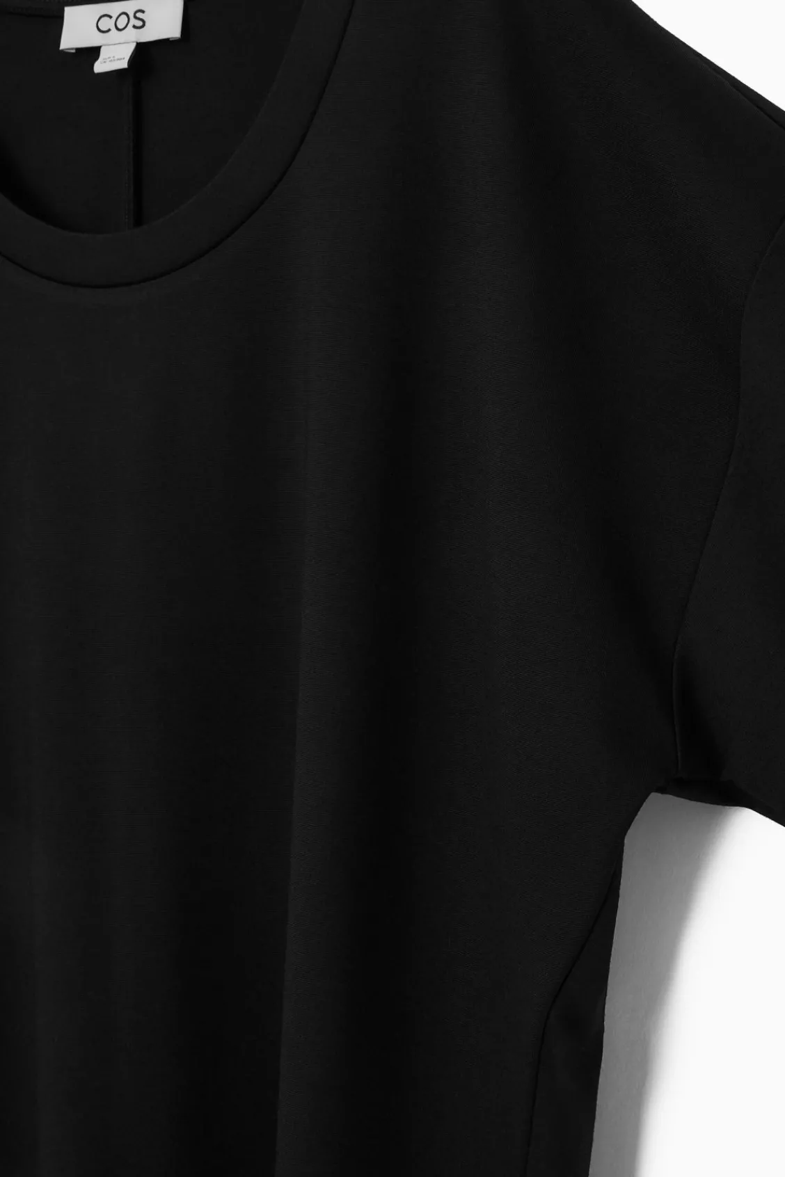 COS DRAPED MINI T-SHIRT DRESS-Women Dresses & Jumpsuits