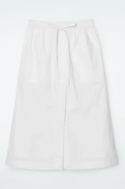 COS DRAWSTRING MIDI SKIRT-Women Skirts