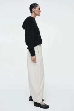 COS ELASTICATED BARREL-LEG PANTS-Women Pants