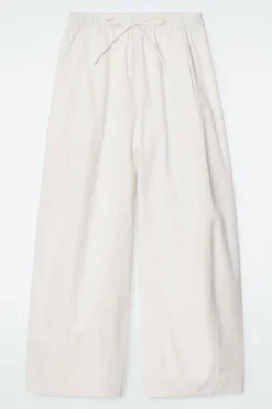 COS ELASTICATED BARREL-LEG PANTS-Women Pants