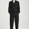 COS ELASTICATED BOILED-WOOL PANTS- Pants