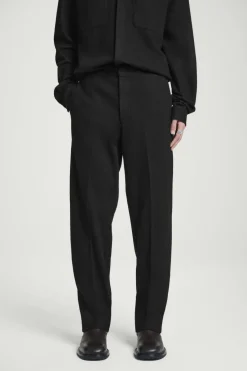 COS ELASTICATED BOILED-WOOL PANTS- Pants
